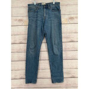Madewell Relaxed Taper Leg Jeans Women's Size 32x34‎ Blue Medium Wash Denim